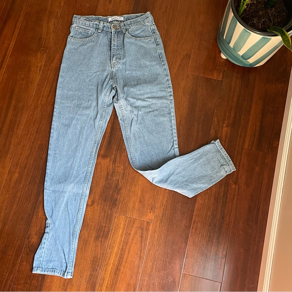 American Apparel denim high waisted jeans